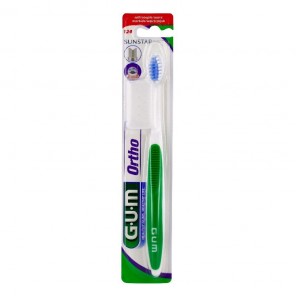 Gum ortho brosse à dents souple