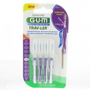 Gum brossettes proxabrush trav-ler 1,2 mm x 4