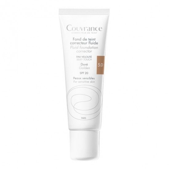 Avène couvrance fond de teint correcteur fluide doré 30ml