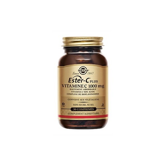 Solgar Ester-C Plus Vitamine C 1000 mg 30 Comprimés