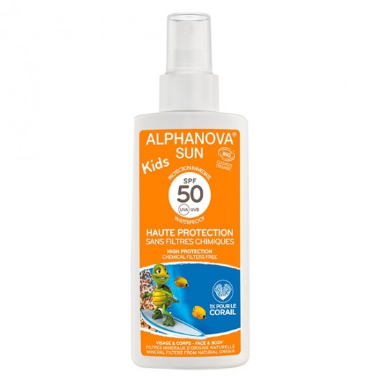 Alphanova sun kids spray SPF50 bio 125ml