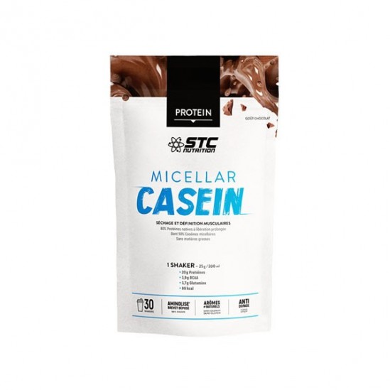 Stc nutrition micellar casein proteine chocolat 750g