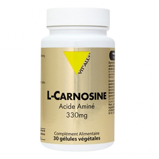 Vitall+ l-carnosine 330mg 30 gélules