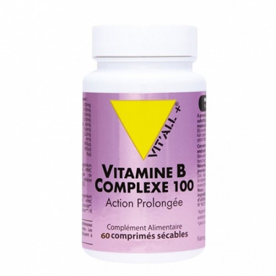 Vitall+ vitamine b complexe 100 60 comprimés secables