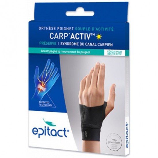 Epitact carp'activ orthèse poignet souple d'activité droite taille M