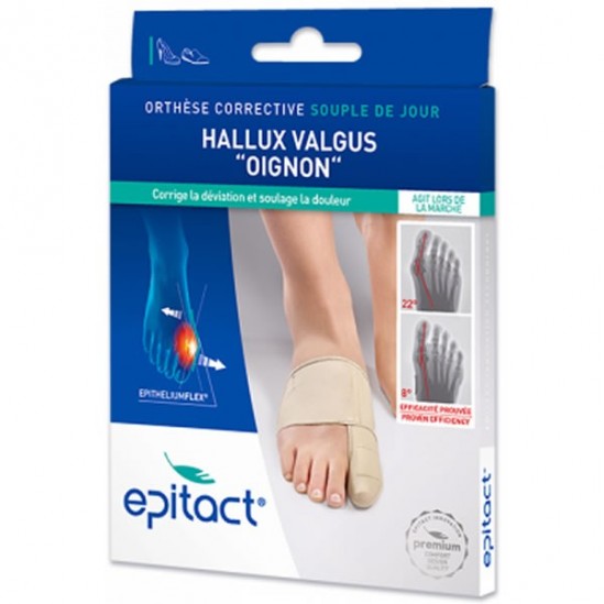 Epitact orthèse corrective jour hallux valgus oignon taille S