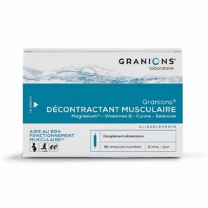 Granion décontractant musculaire 30 ampoules 60ml