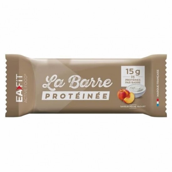 Eafit la barre protéinée pêche yaourt unité 46g