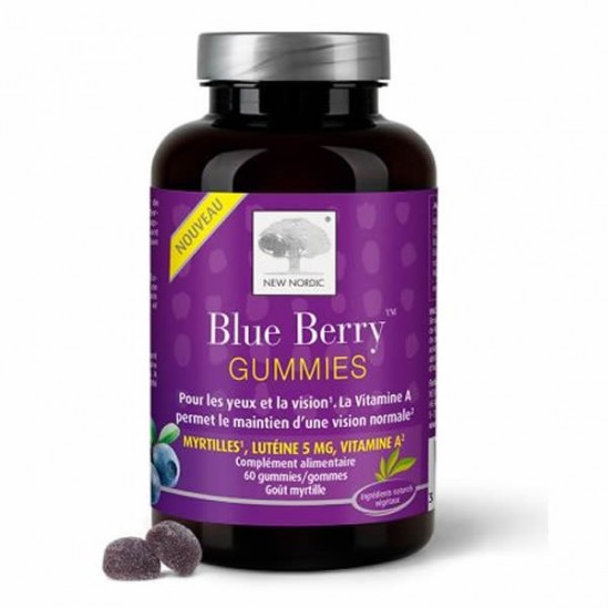 New Nordic blue berry gummies 60 gummies