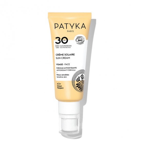 Patyka crème solaire visage Spf 30 formule anti oxydante 40ml