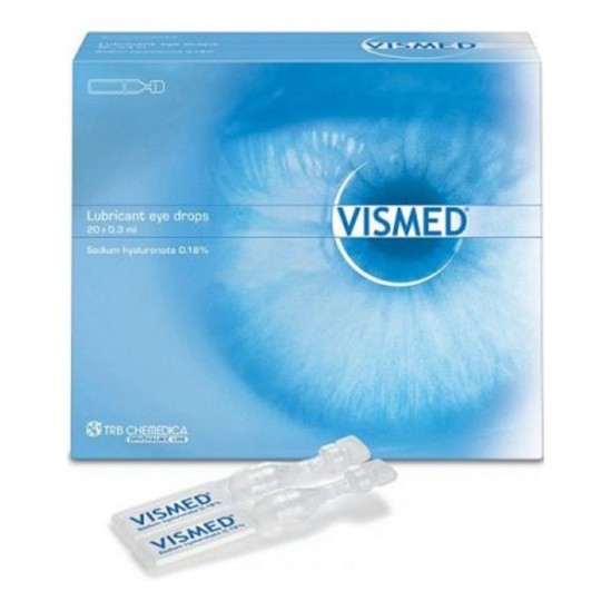 Vismed lubrifiant oculaire 20 unidoses de 0,3ml