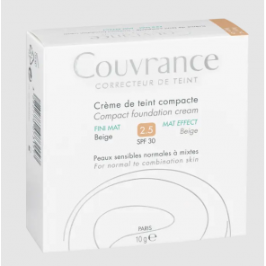 Avène crème de teint compacte fini mat beige 2,5 10g