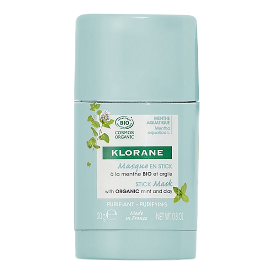 Klorane masque en stick à la menthe bio 25g