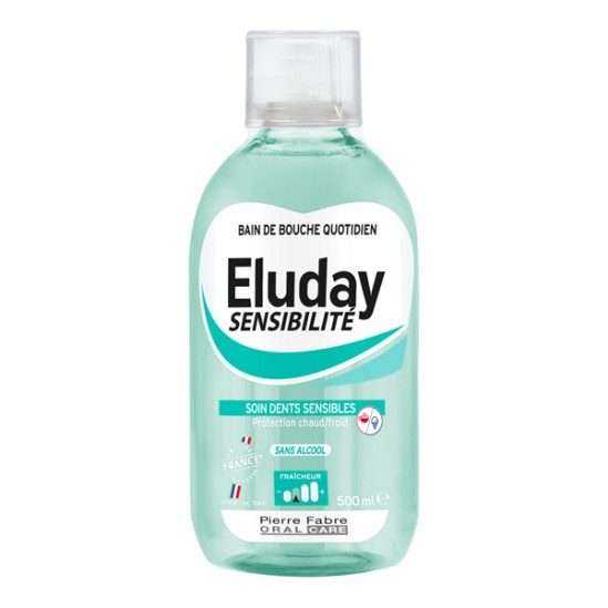 Eluday sensibilité bain de bouche quotidien 500ml