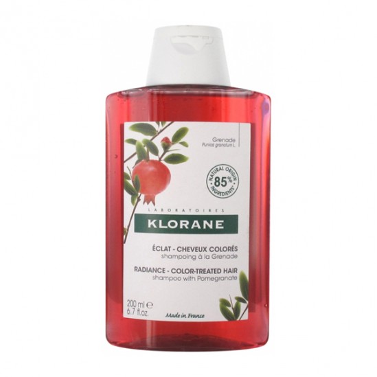 Klorane shampoing à la grenade éclat 200ml