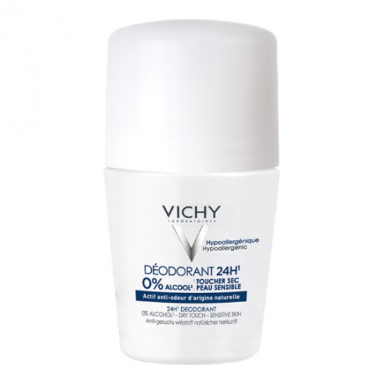 Vichy déodorant 24h toucher sec roll on 50ml