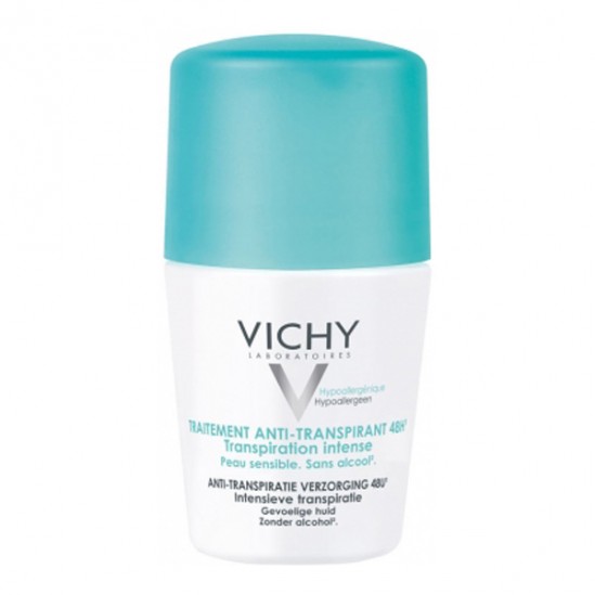 Vichy déodorant anti-transpirant 48h transpiration intense 50ml