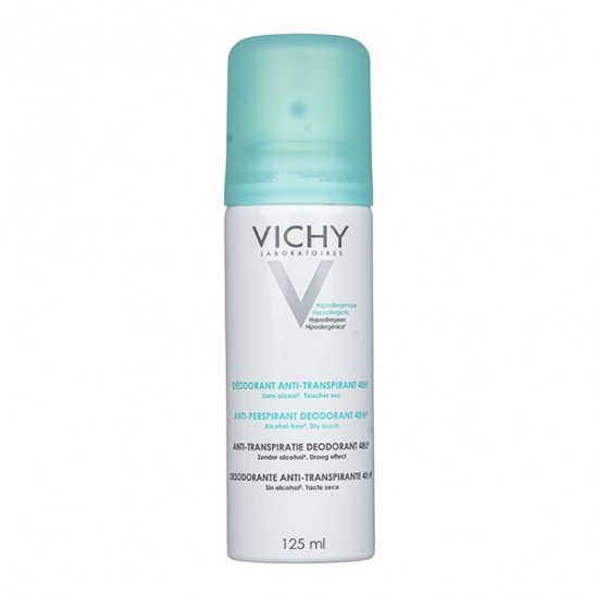 Vichy déodorant anti-transpirant 48h aérosol 125ml