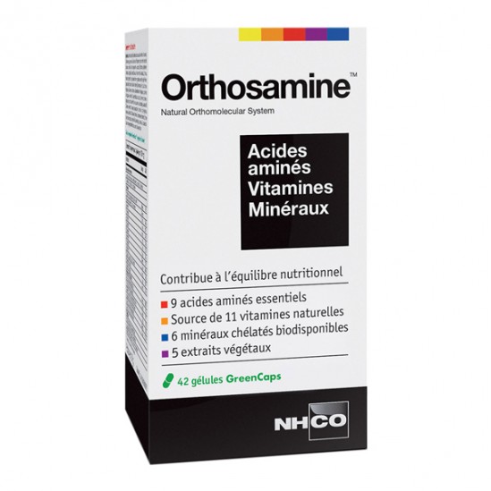 Nhco orthosamine acides aminés vitamines minéraux 42 gélules