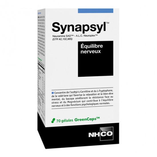 Nhco synapsyl équilibre nerveux 70 gélules