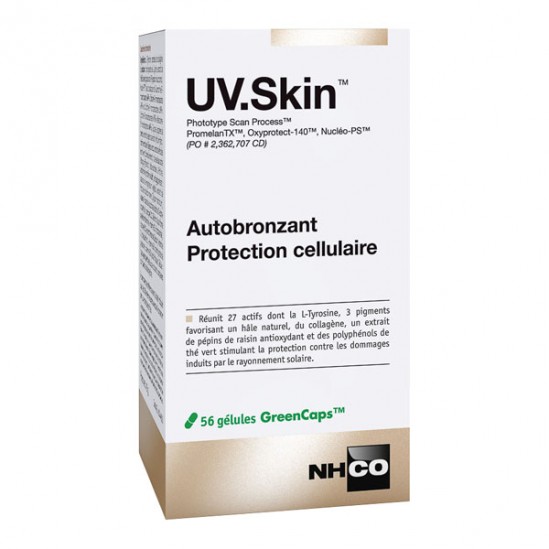 Nhco uv.skin autobronzant protection cellulaire 56 gélules