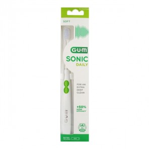 Gum sonic daily brosse à dents électrique blanc