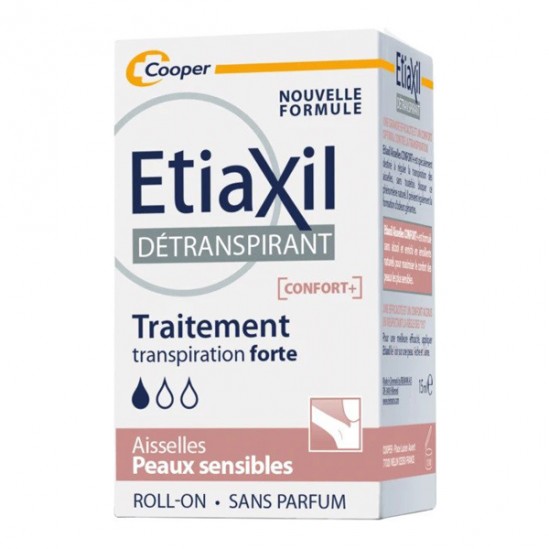 Cooper etiaxil détranspirant confor+ aisselles roll-on 15ml