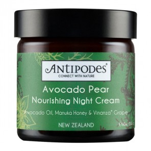 Antipodes avocado pear crème de nuit nourrissante 60ml