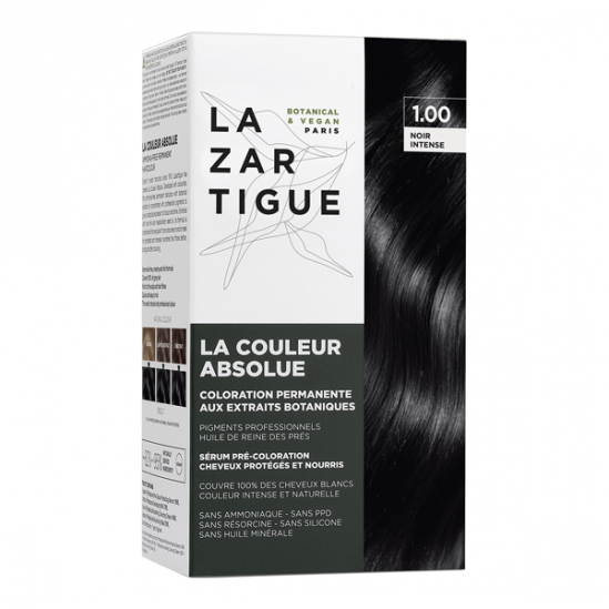 Lazartigue la couleur absolue kit 1.00 noir intense