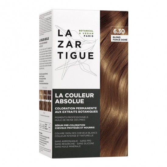 Lazartigue la couleur absolue kit 6.30 blond foncé doré