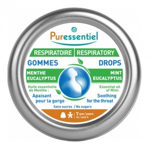 Puressentiel Respiratoire Menthe Eucalyptus gommes 45gr