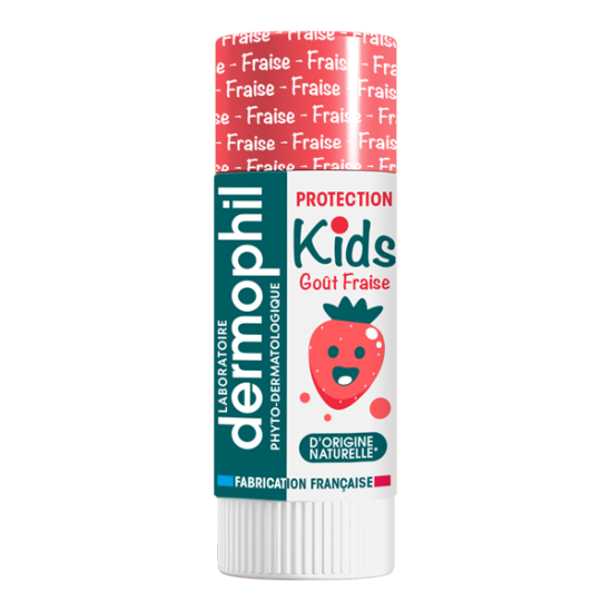 Dermophil stick lèvres kids fraise 4g