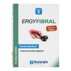 ERGYFIBRAL 12 cubes à mâcher