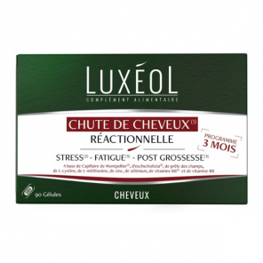 Luxéol Chute de cheveux réactionnelle programme 3mois