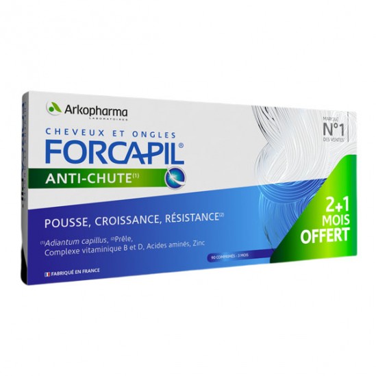 Arkopharma forcapil anti-chute 90 comprimés