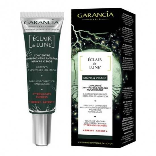 Garancia éclair de lune concentré anti-taches & anti-âge mains & visage 30ml