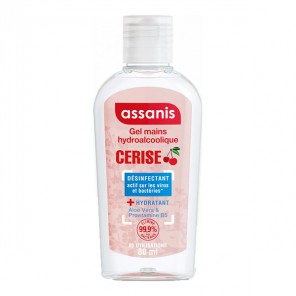 Assanis gel hydroalcoolique cerise 80ml