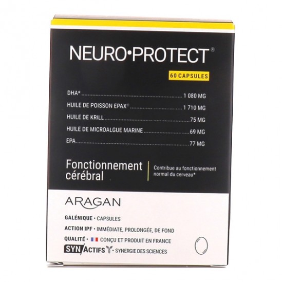 Aragan synactifs neuro protect fonctionnement cérébral 60 capsules