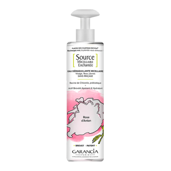 Garancia source enchantée eau démaquillante rose d'antan 100ml