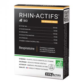 Aragan synactifs rhinActifs bio respiratoire 10 gélules