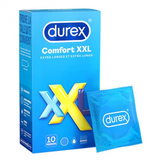 Durex comfort xxl 10 préservatifs