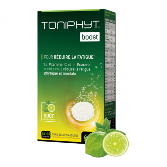 Santé verte toniphyt boost citron 45 comprimés