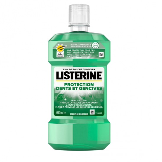 Listerine bain de bouche traitement professionnel gencives 500ml