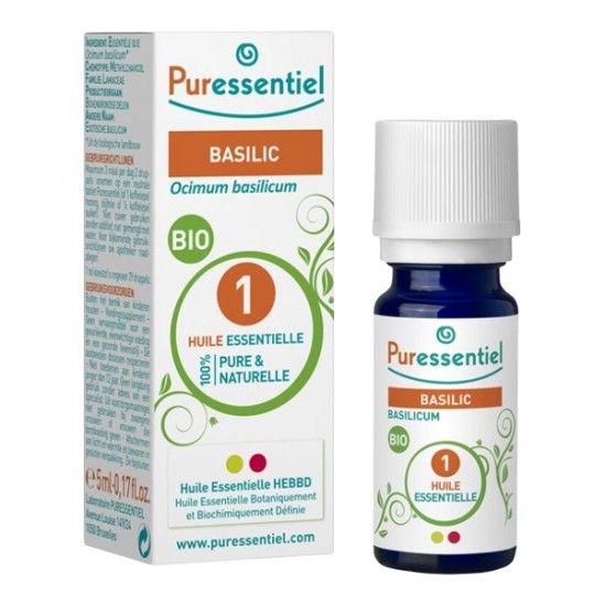 Puressentiel Basilic huile essentielle bio 5ml