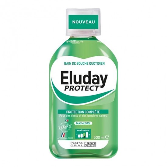 Eluday protect bain de bouche quotidien protection complète 500ml