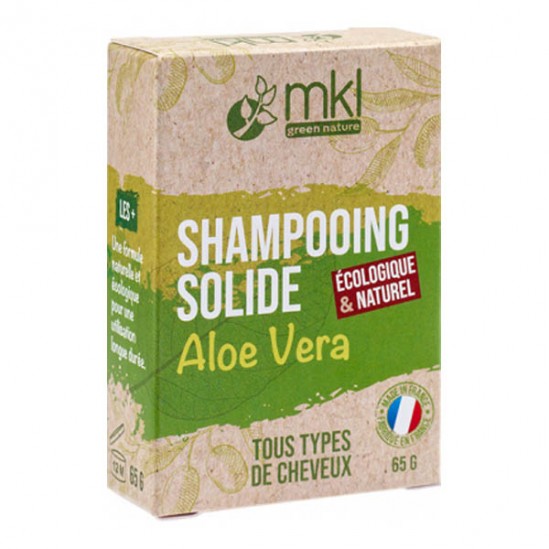 Mkl green nature shampooing solide aloe vera 65g