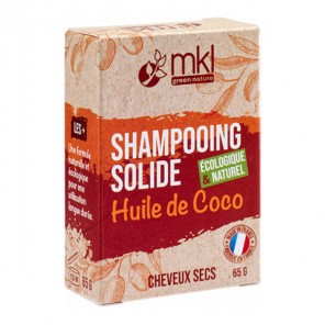 Mkl green nature shampooing solide huile de coco 65g