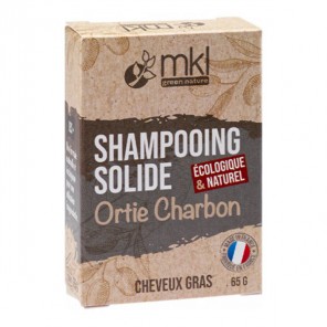 Mkl green nature shampooing solide ortie charbon 65g