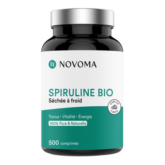 Novoma spiruline bio 500 comprimés