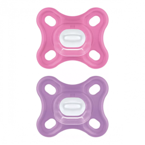 Mam comfort sucette en silicone 0 mois couleur rose